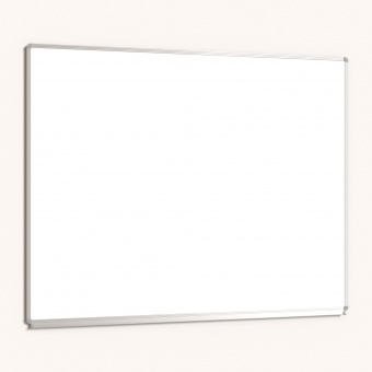 Whiteboard, 150x120 cm, mit durchgehender Ablage, Stahlemaille weiß, 